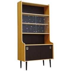 Bookcase with Glass Danish Design Midcentury