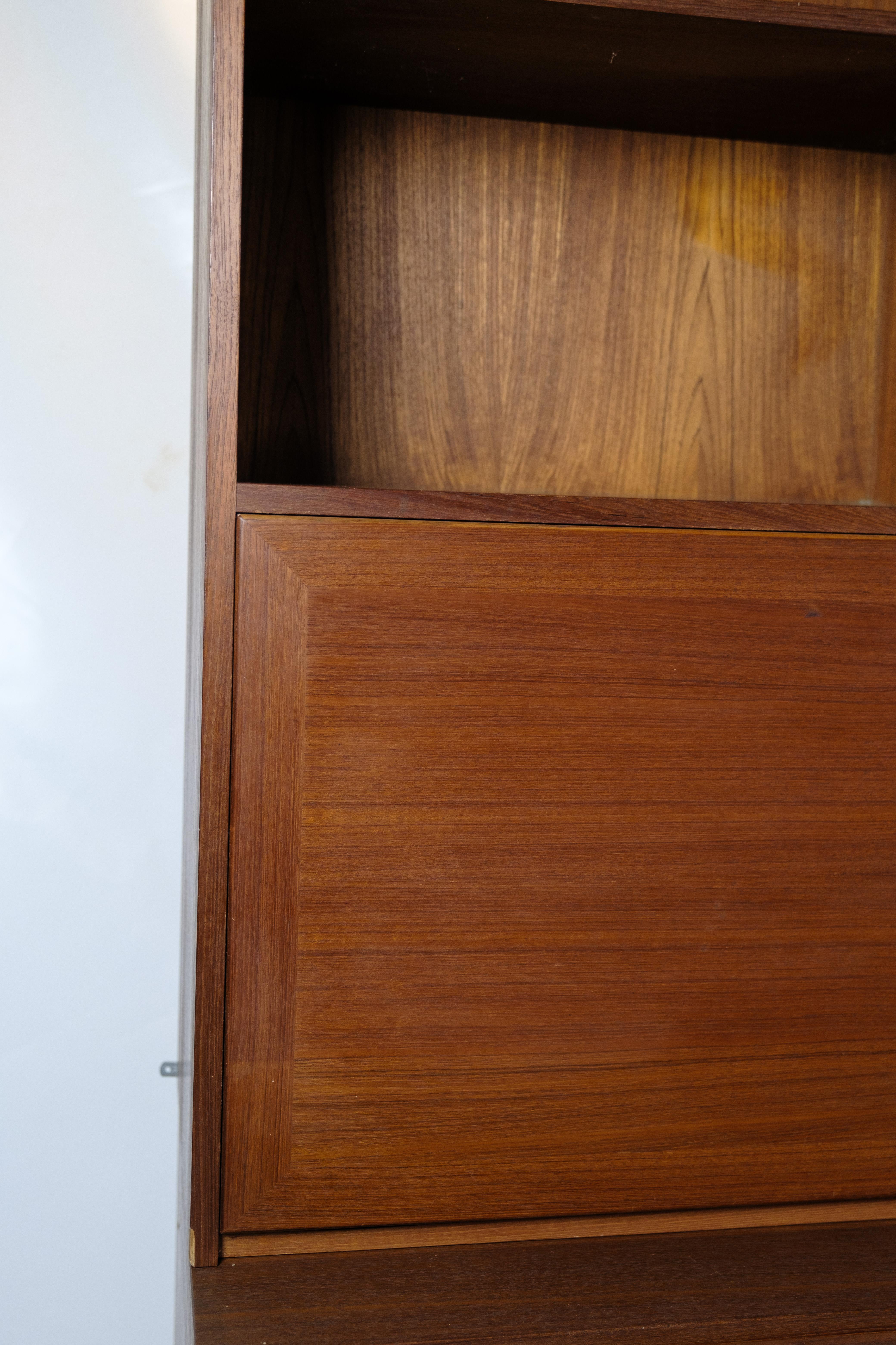 Bookcase With Secretary/Desk Made In Teak, Danish Design From 1960s For Sale 3