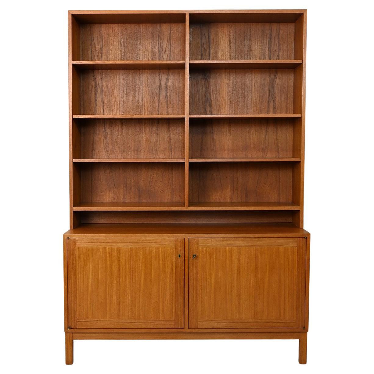 Bookcase with Sideboard For Sale