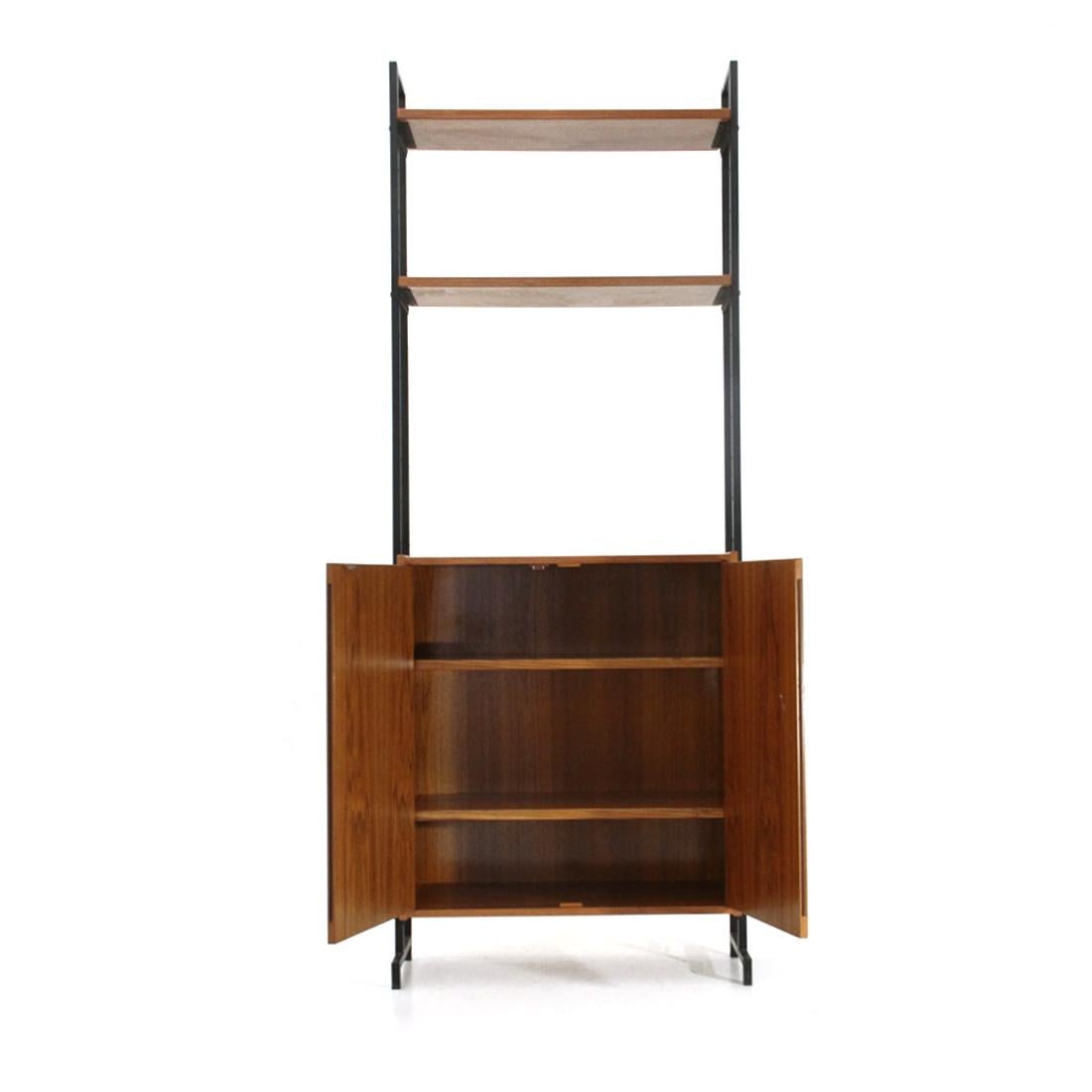 Bookcase with Storage Compartment, 1960s In Good Condition In Savona, IT