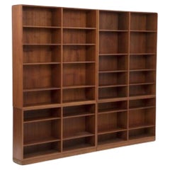 Bookcases in Teak by Borge Mogensen for FDB Mobler