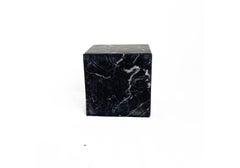 Bookend in Spanish Black Marquina Marble Minimalist Design