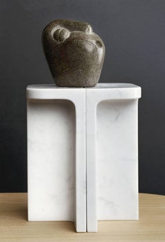 Bookends Charles & Elie in Carrara Marble