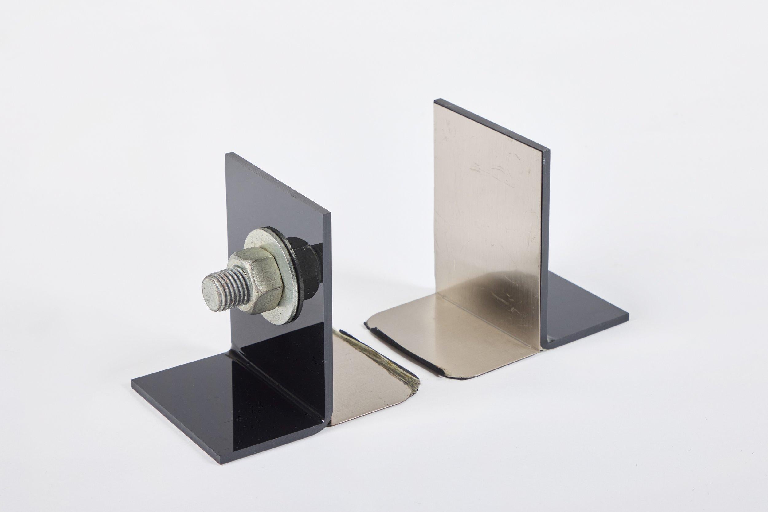  Nut and bolt bookends. Measures 6