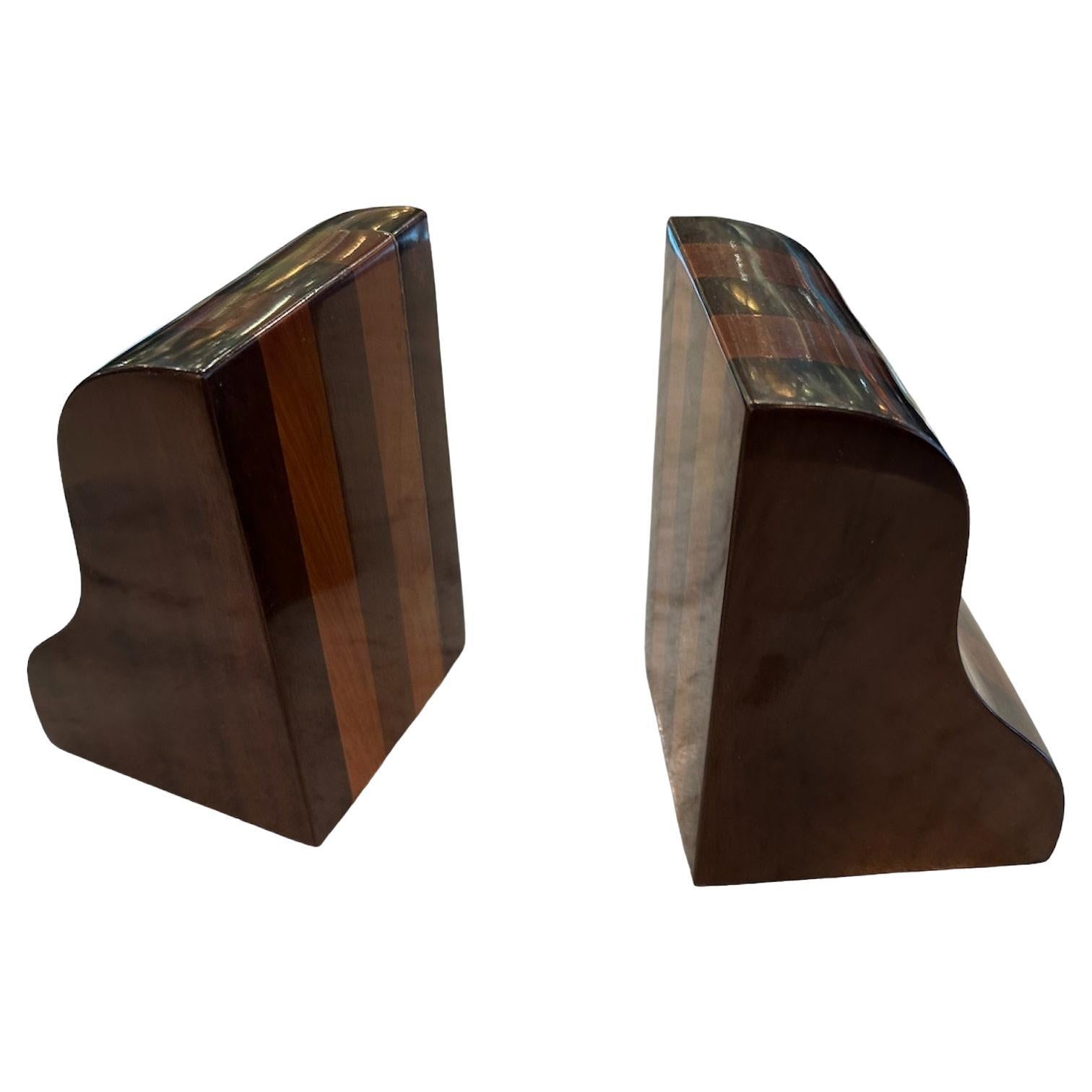 Bookends in wood, France , Style: Art Deco For Sale
