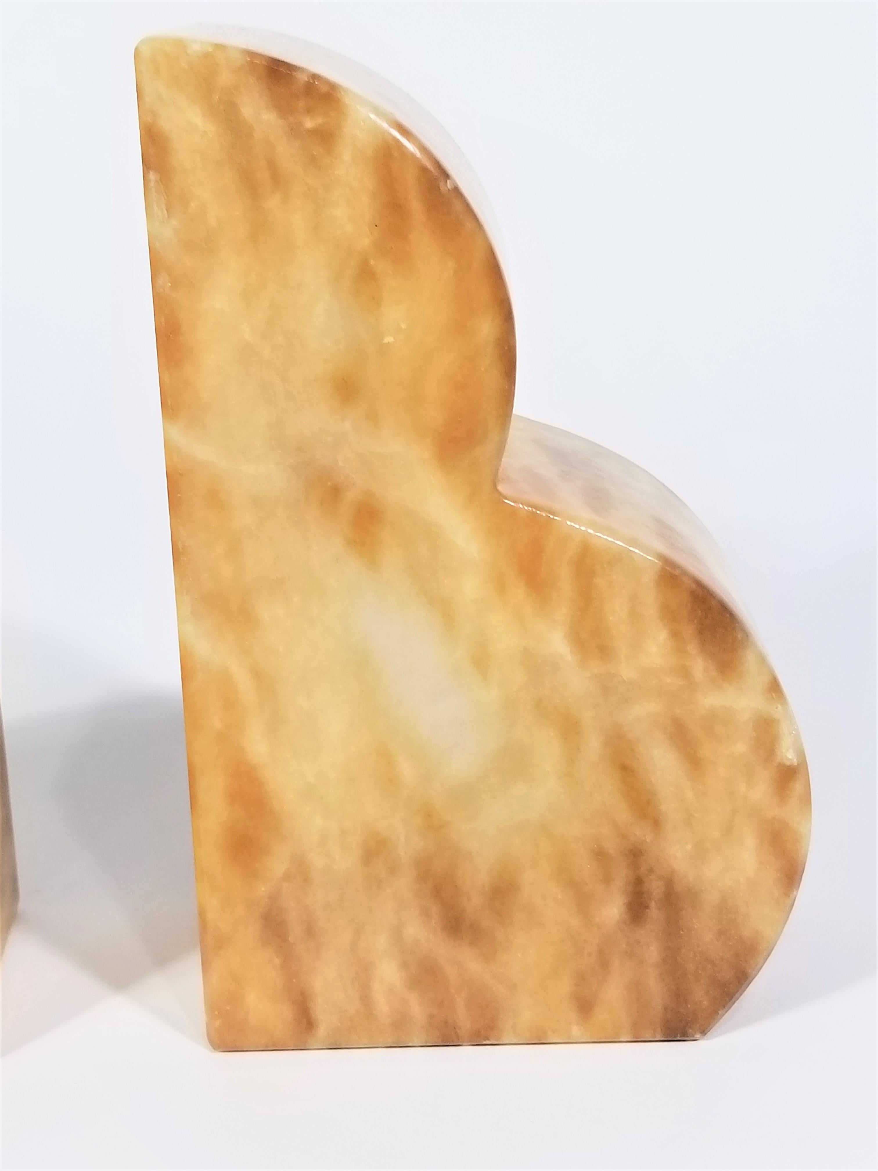 Bookends Italian Marble Made in Italy Mid Century 5