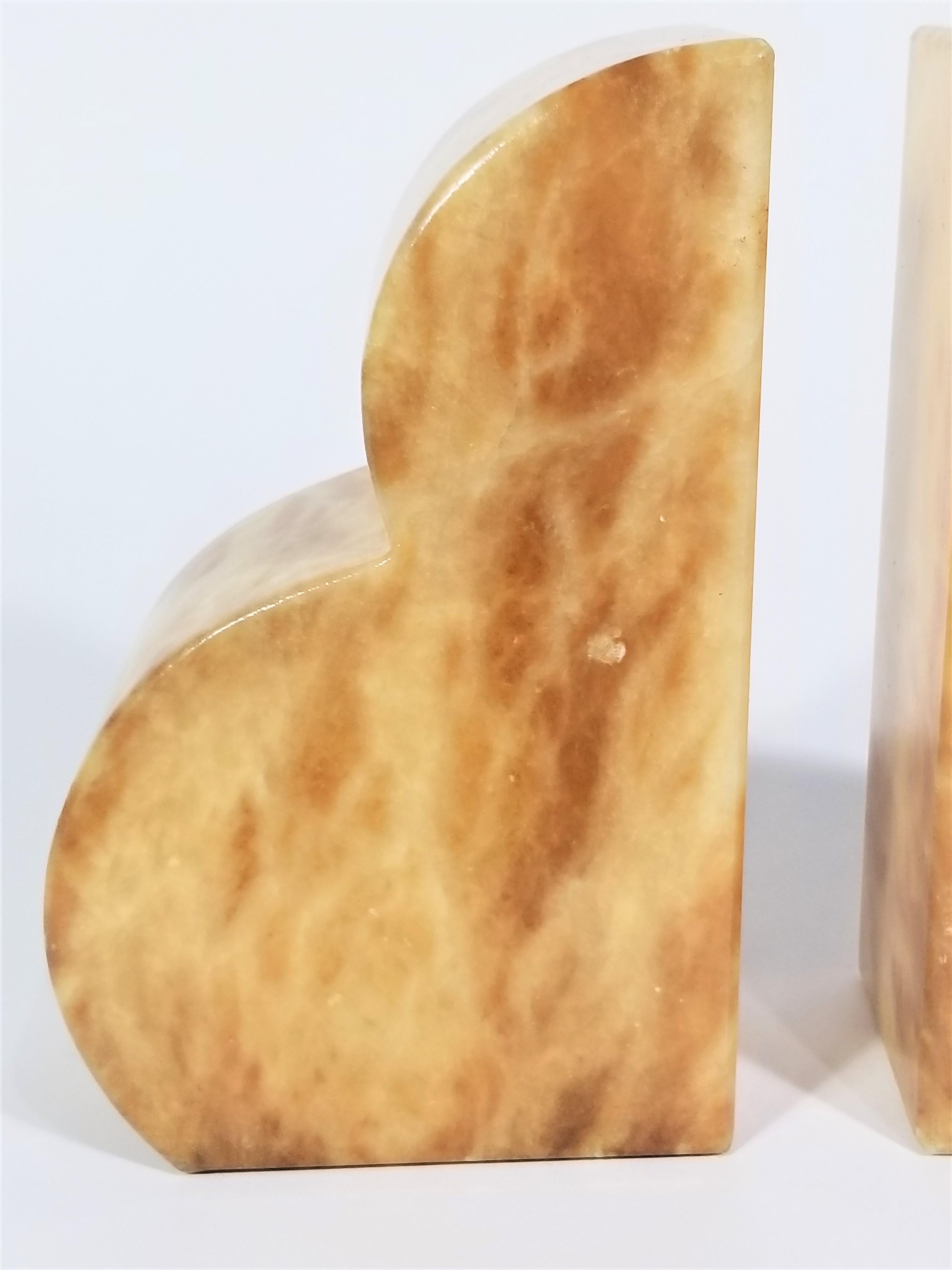 Bookends Italian Marble Made in Italy Mid Century 2