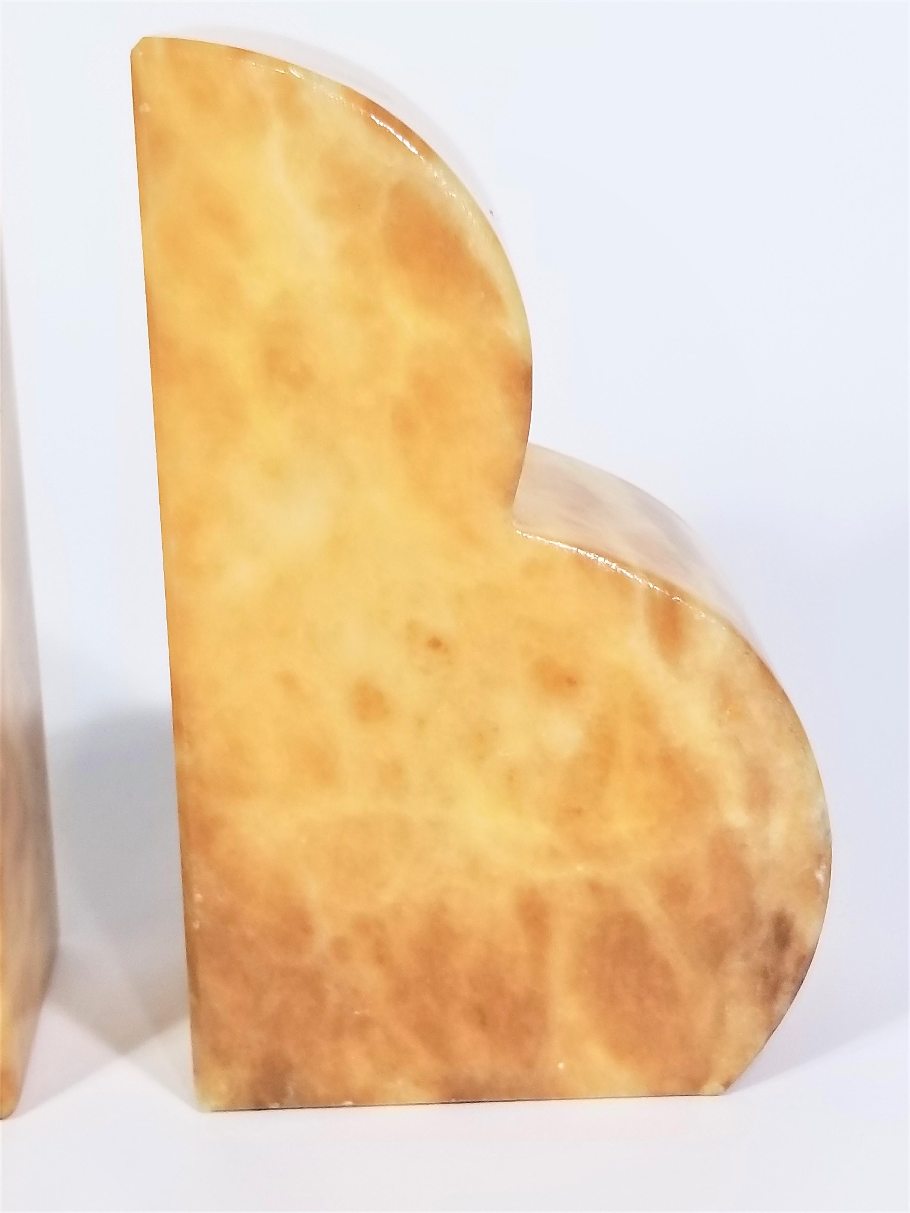 Bookends Italian Marble Made in Italy Mid Century 3