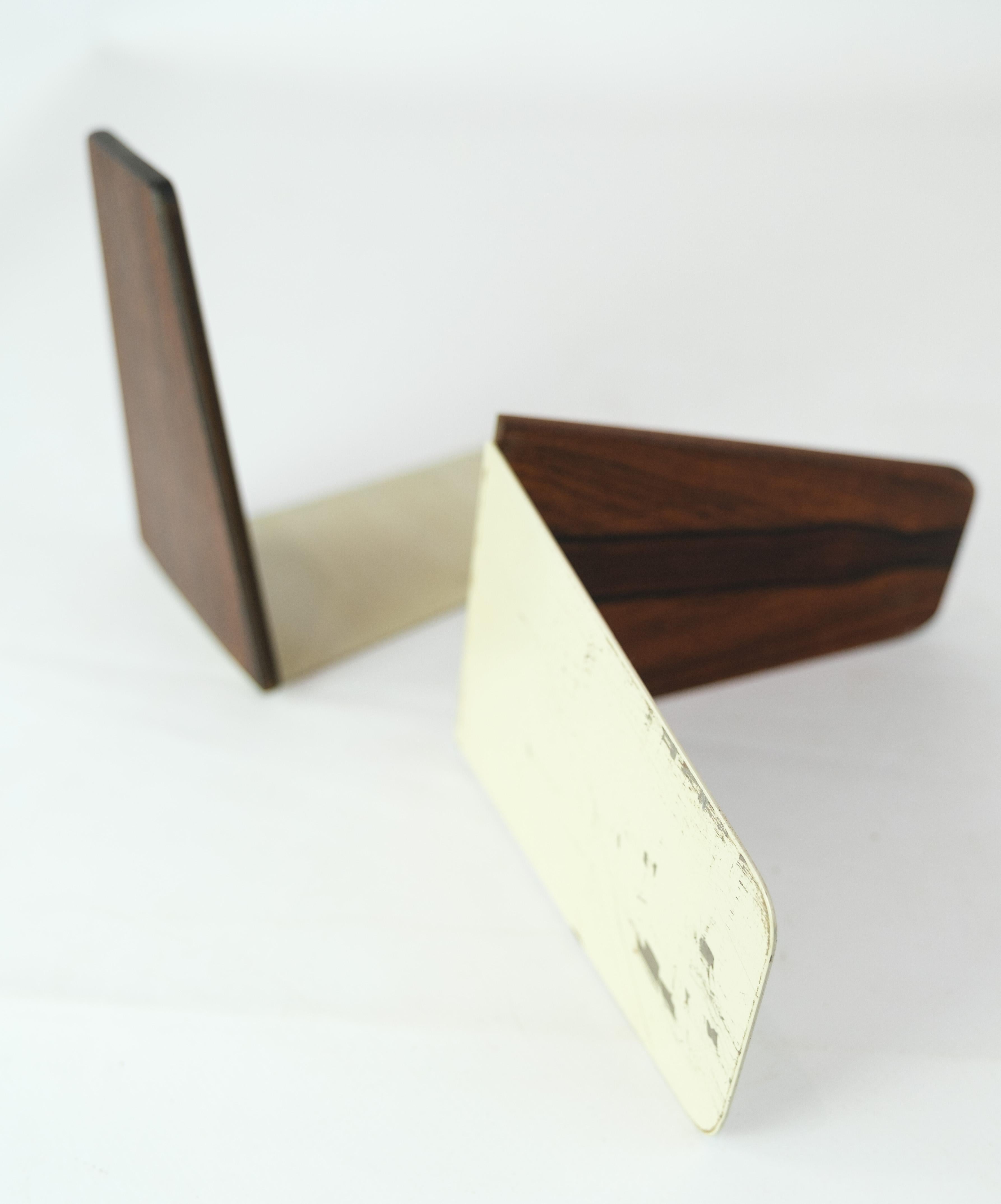 Bookends, Rosewood, 1960 For Sale 1