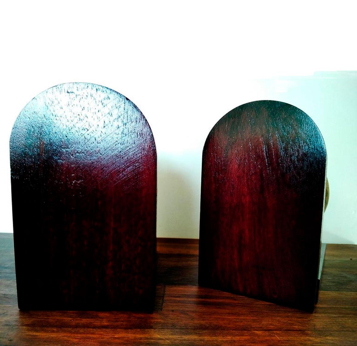 Mid-Century Modern  Bookends World Globe Mid-Century For Sale