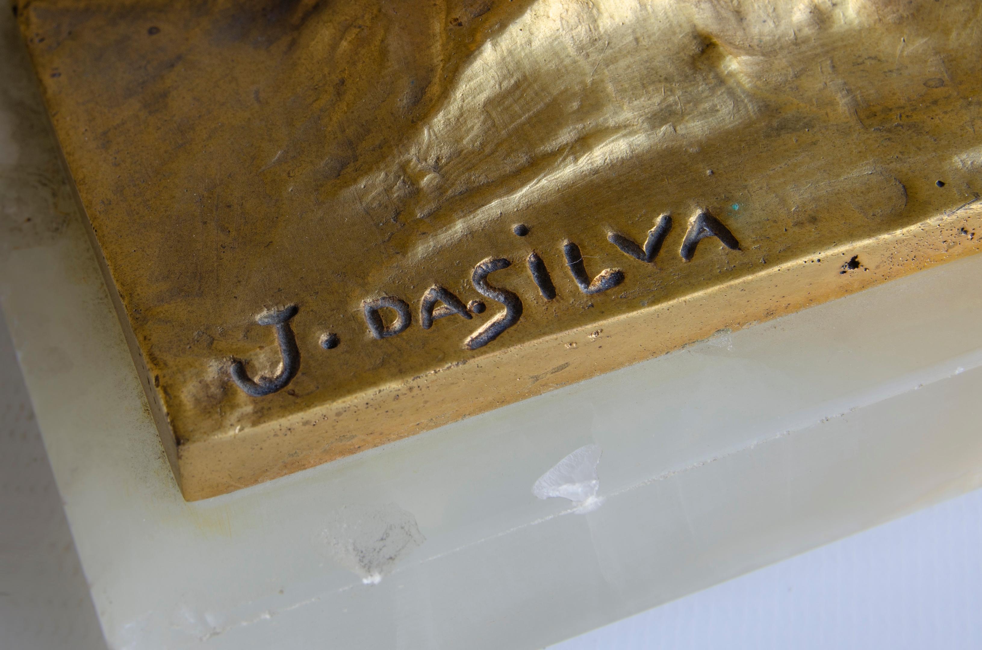 Bookens J. Dasilva Vergoldete Bronze (Portugiesisch) im Angebot