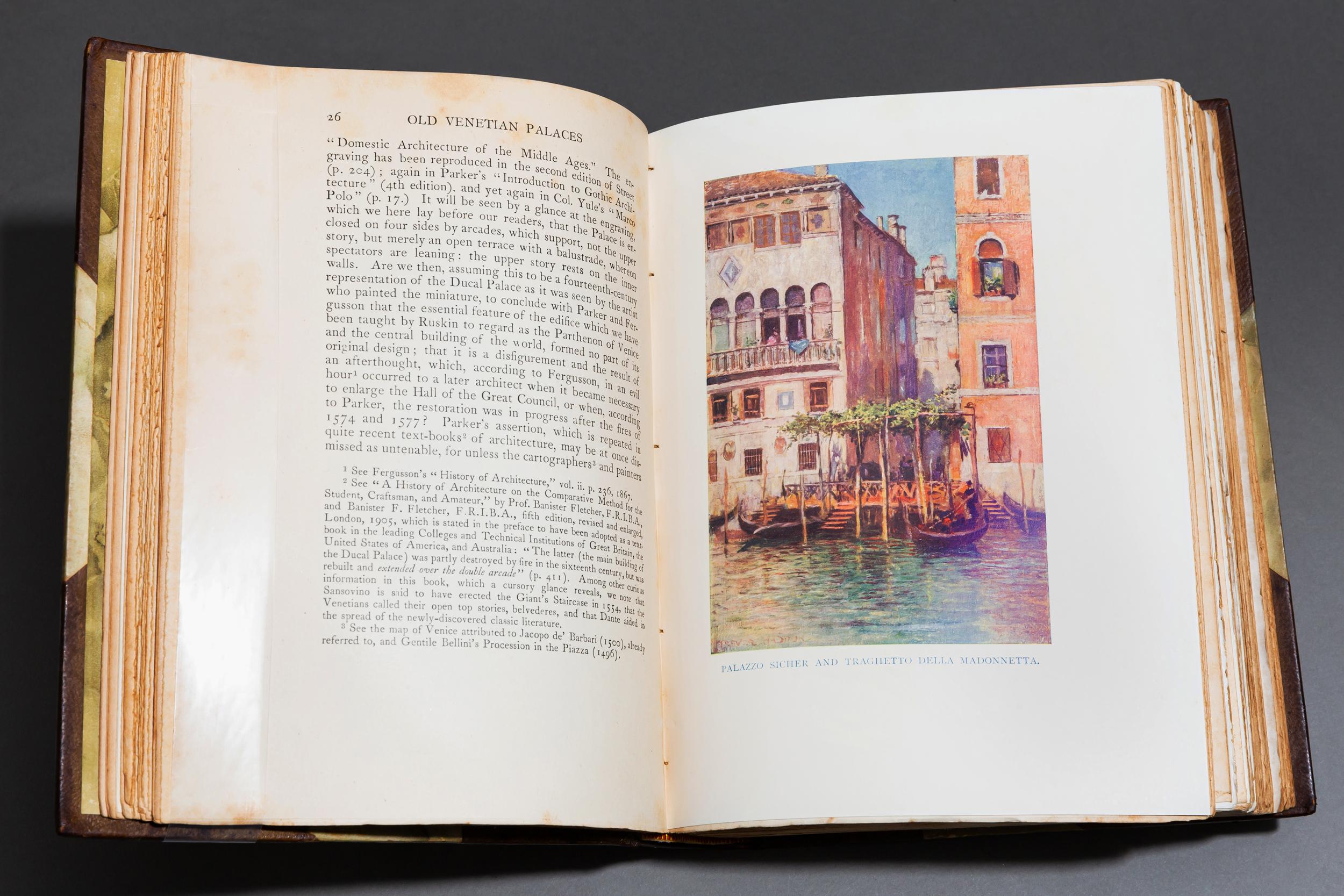 English 'Books' 1 Volume, Thomas Okey, The Old Venetian Palaces