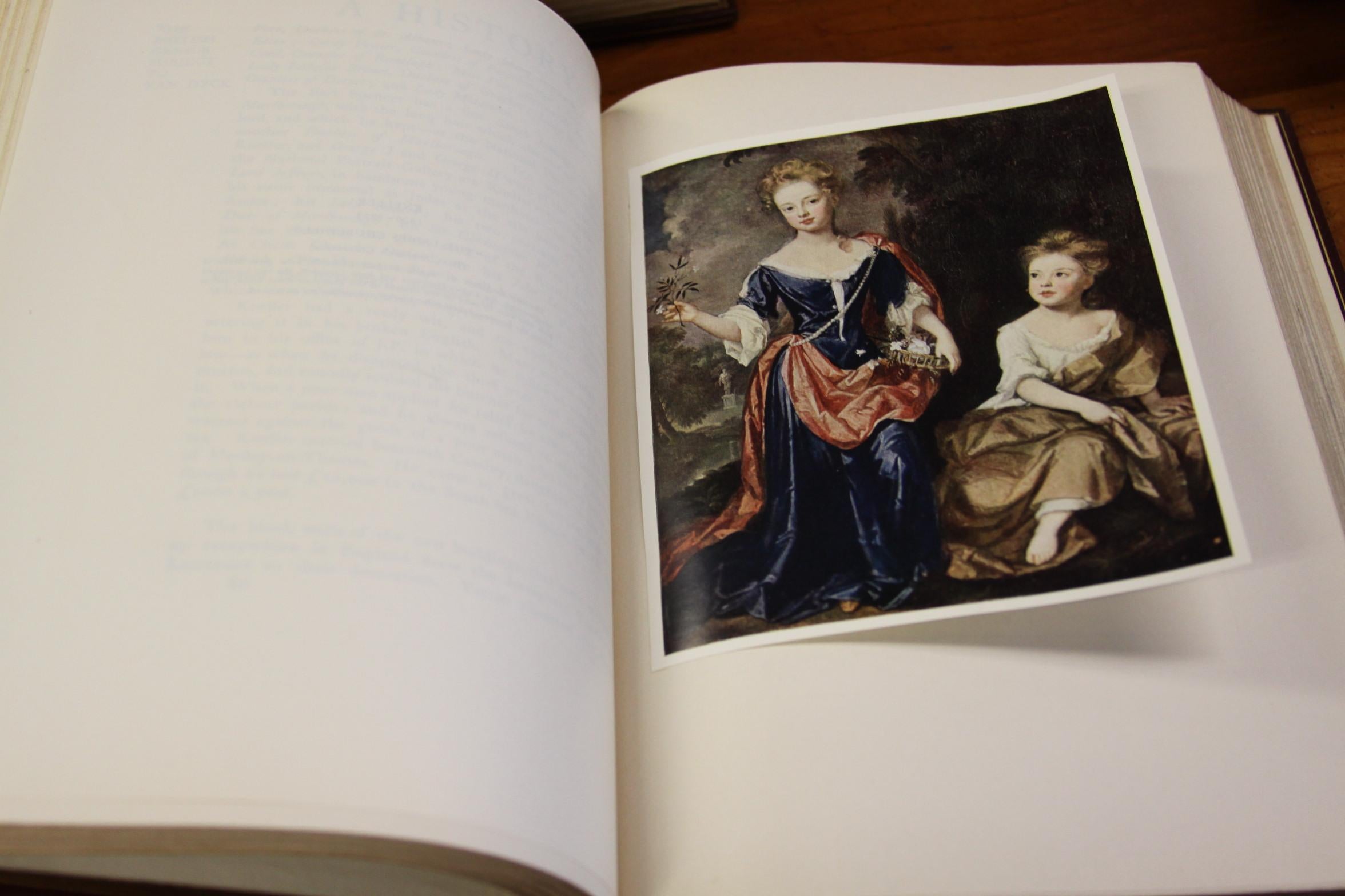 Books, a History of Painting, Antique Leather-Bound Collections 4