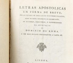 Books - Catholic Church; Pope (Pius VII)