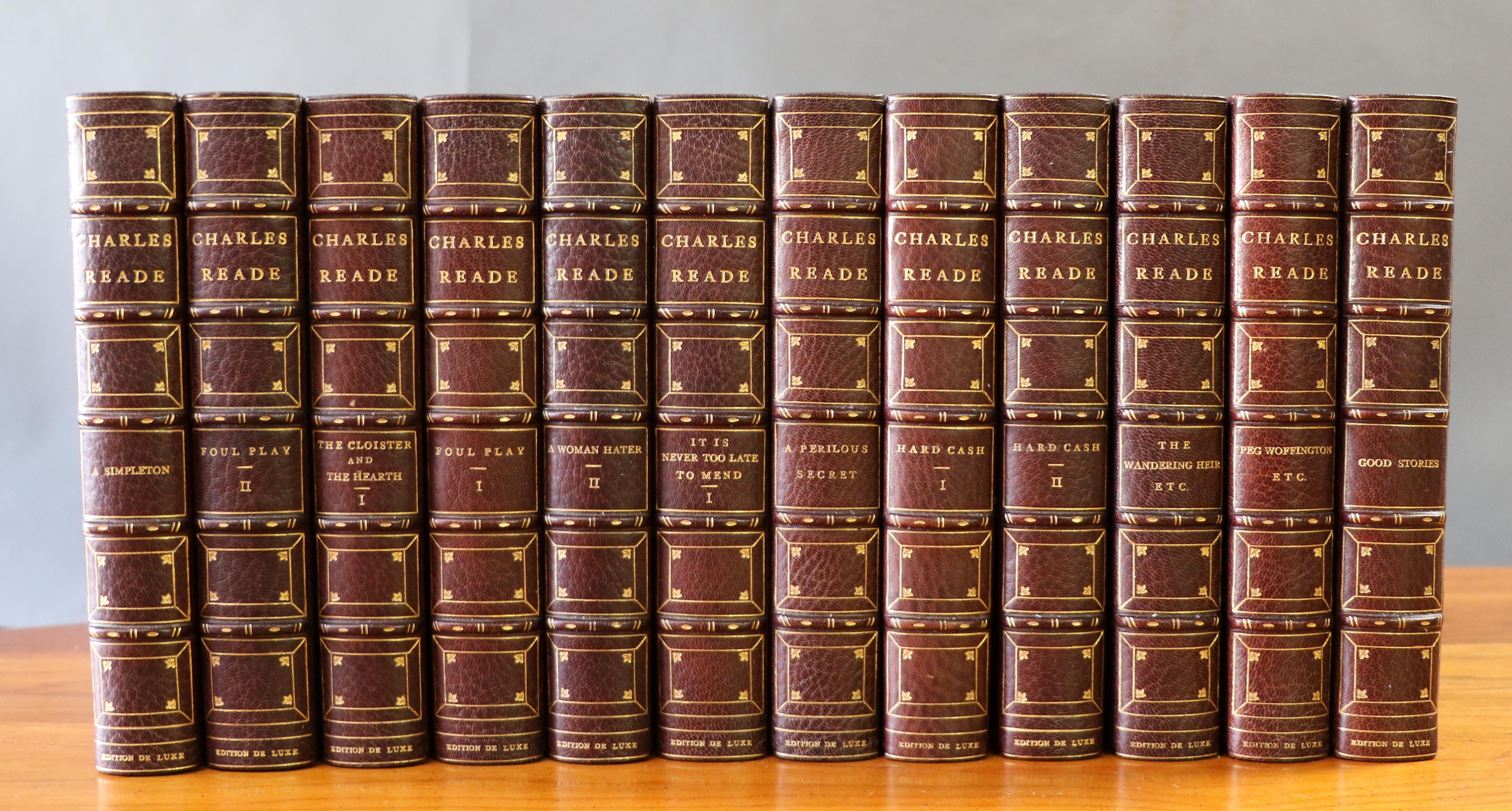 Books, Complete Works of Charles Reade In Excellent Condition In New York, NY