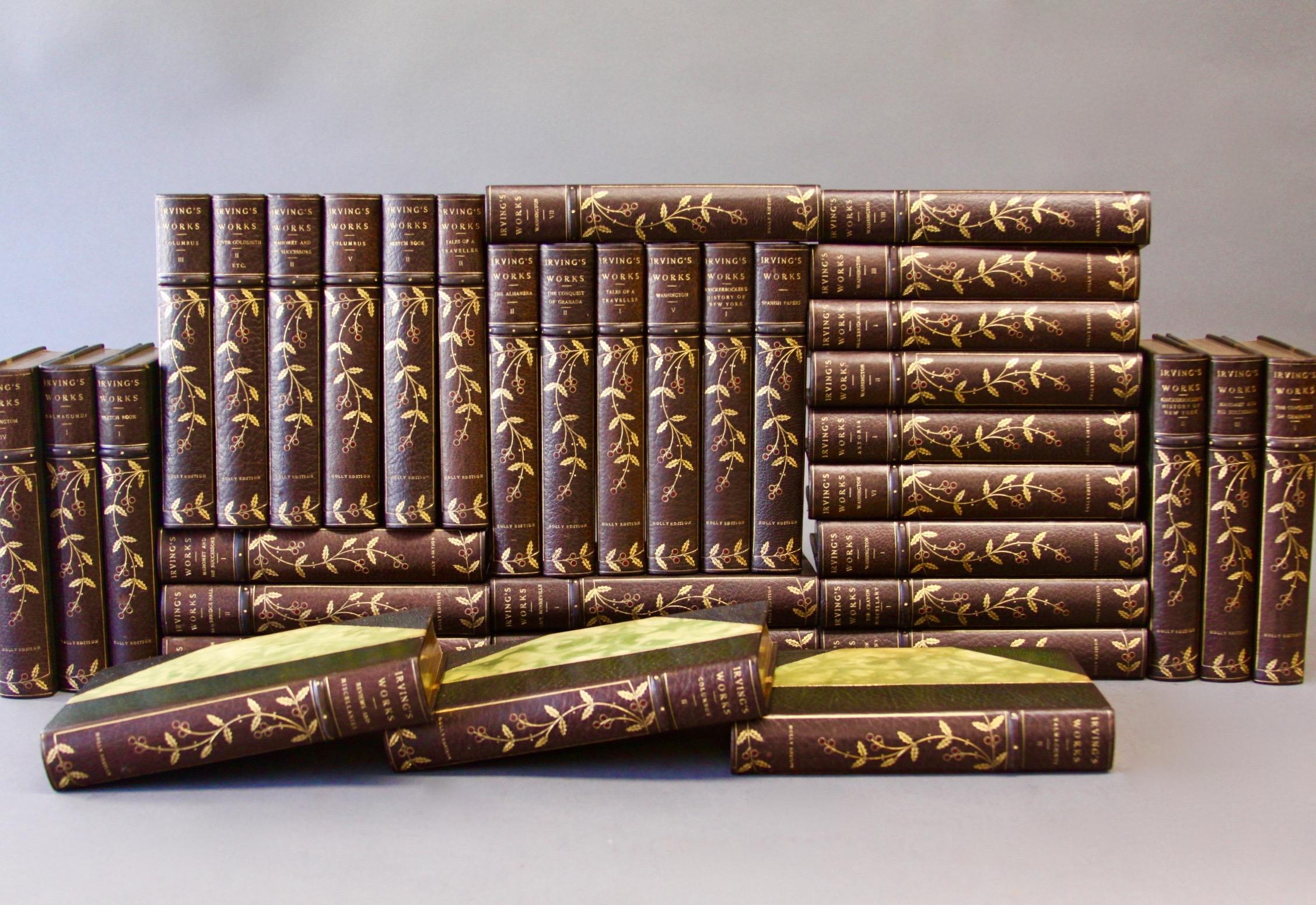 40 volumes. Published: New York, G.P. Putnam's Son's, 1897. The Complete Writings of Washington Irving. The 