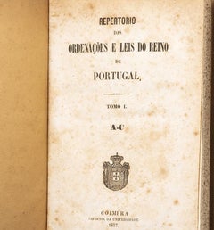 Books - Directory of the ordinances and laws of the kingdom of Portugal