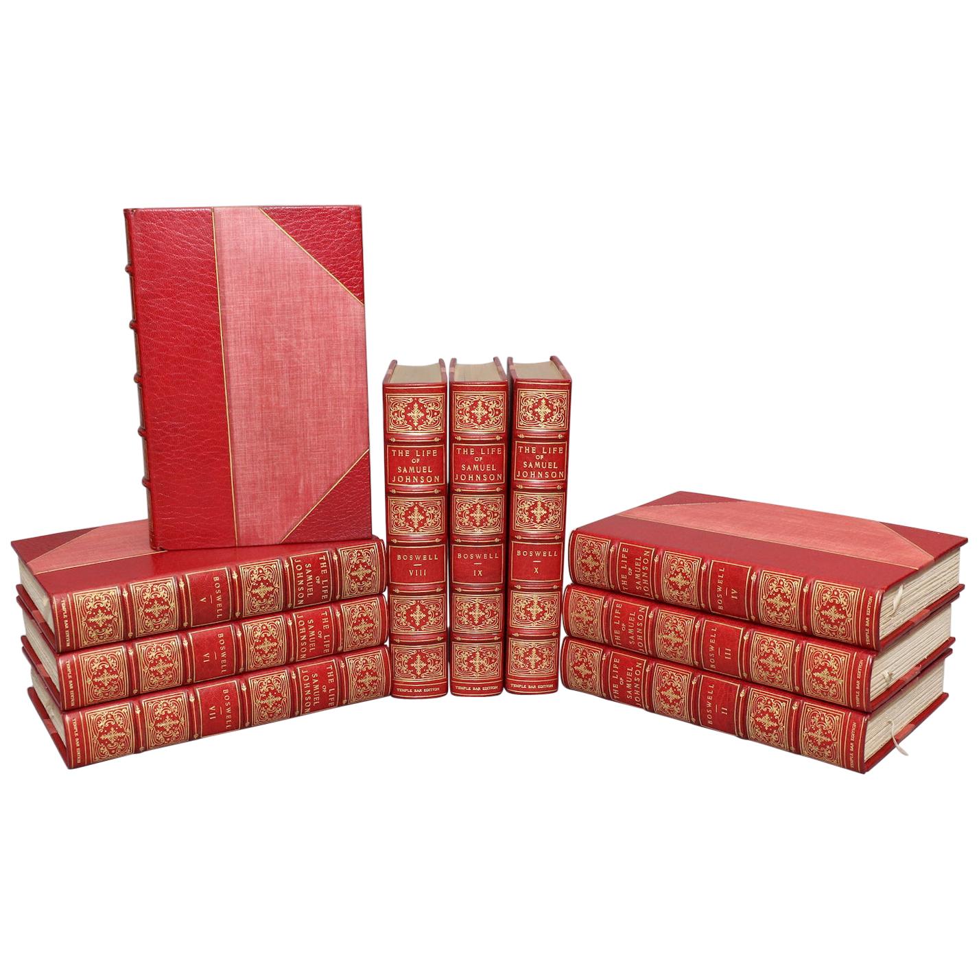 Books, James Boswell's "Life of Dr. Johnson" Limited Temple Bar Edition