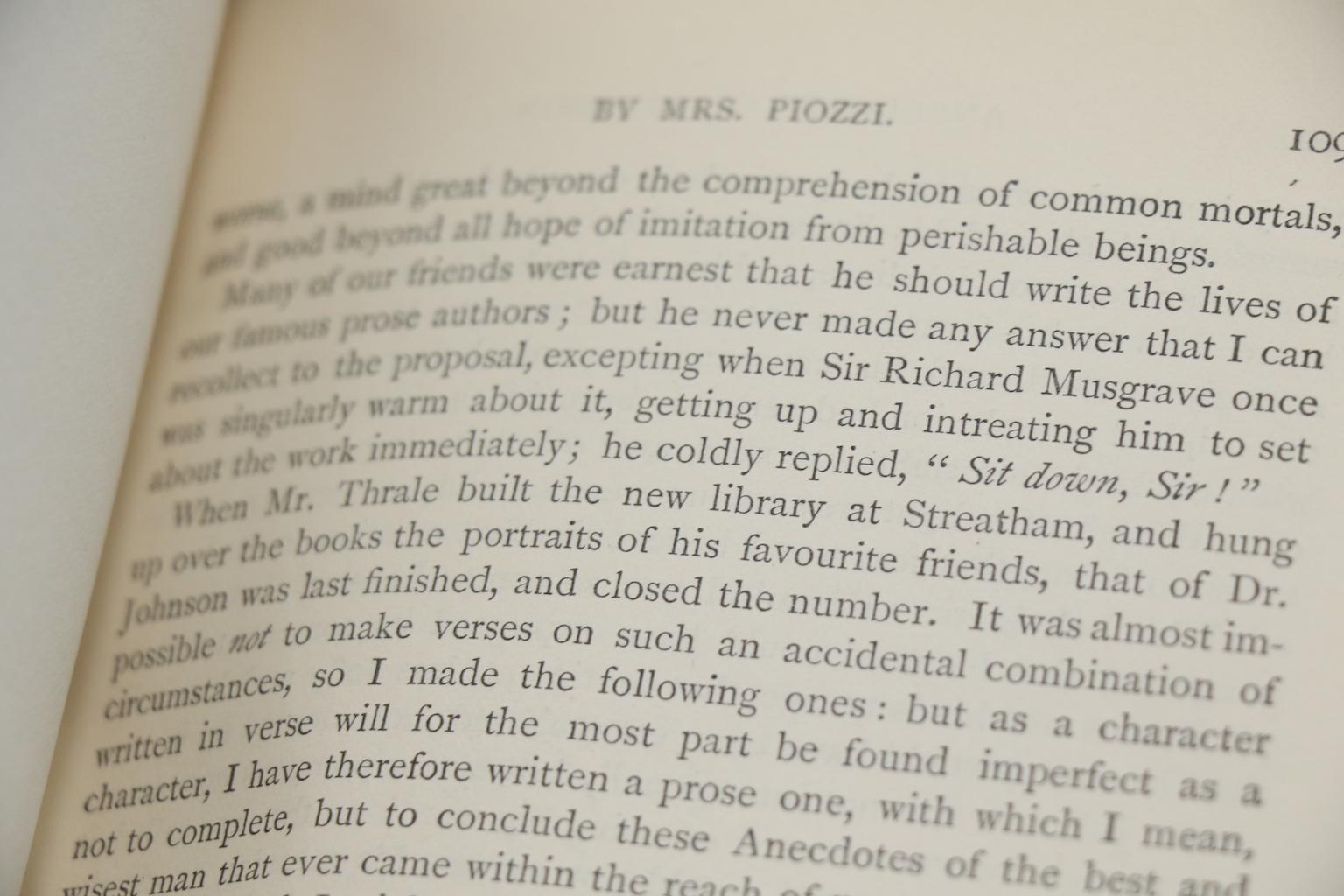 Books, James Boswell's 