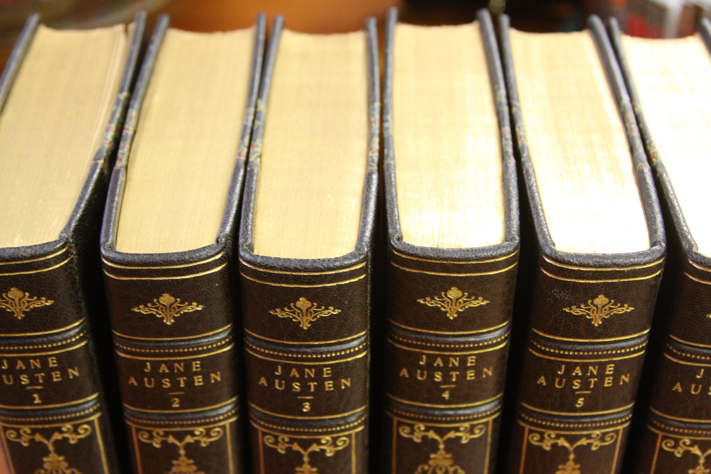 jane austen leather bound