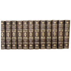 Books, Jane Austen Novels, the Complete Works, Antique Leatherbound