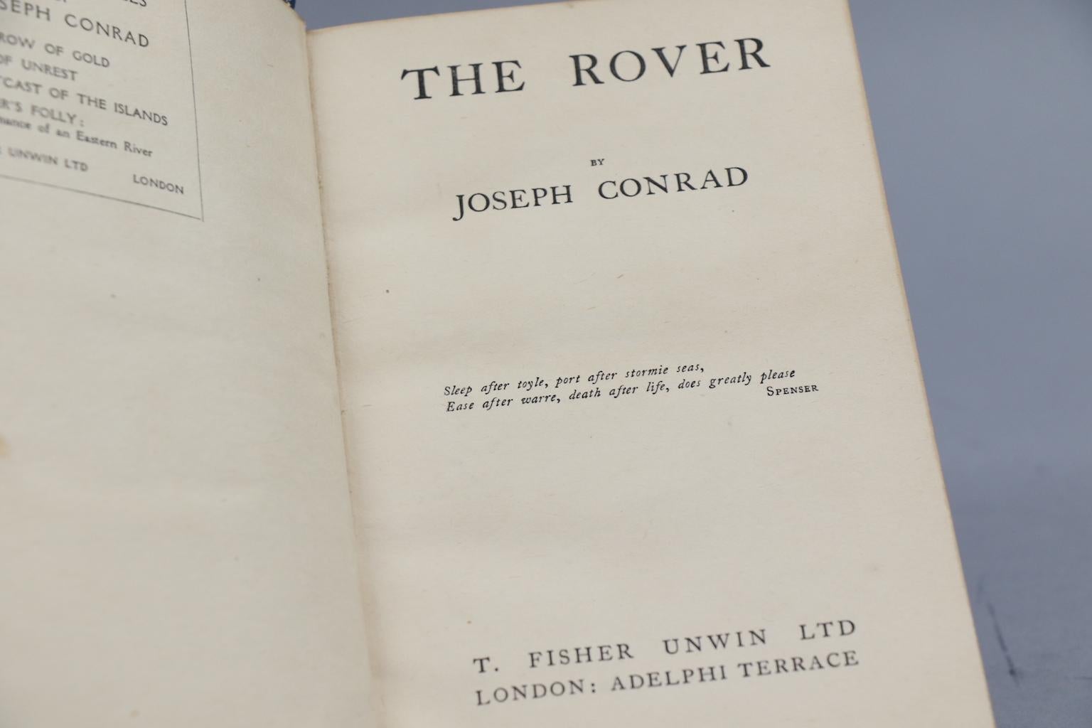 Early 20th Century Books, Joseph Conrad's 