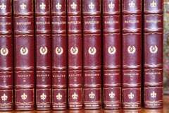 Books. Life of Napoleon Bonaparte. Collections Leather Bound Antique Collections
