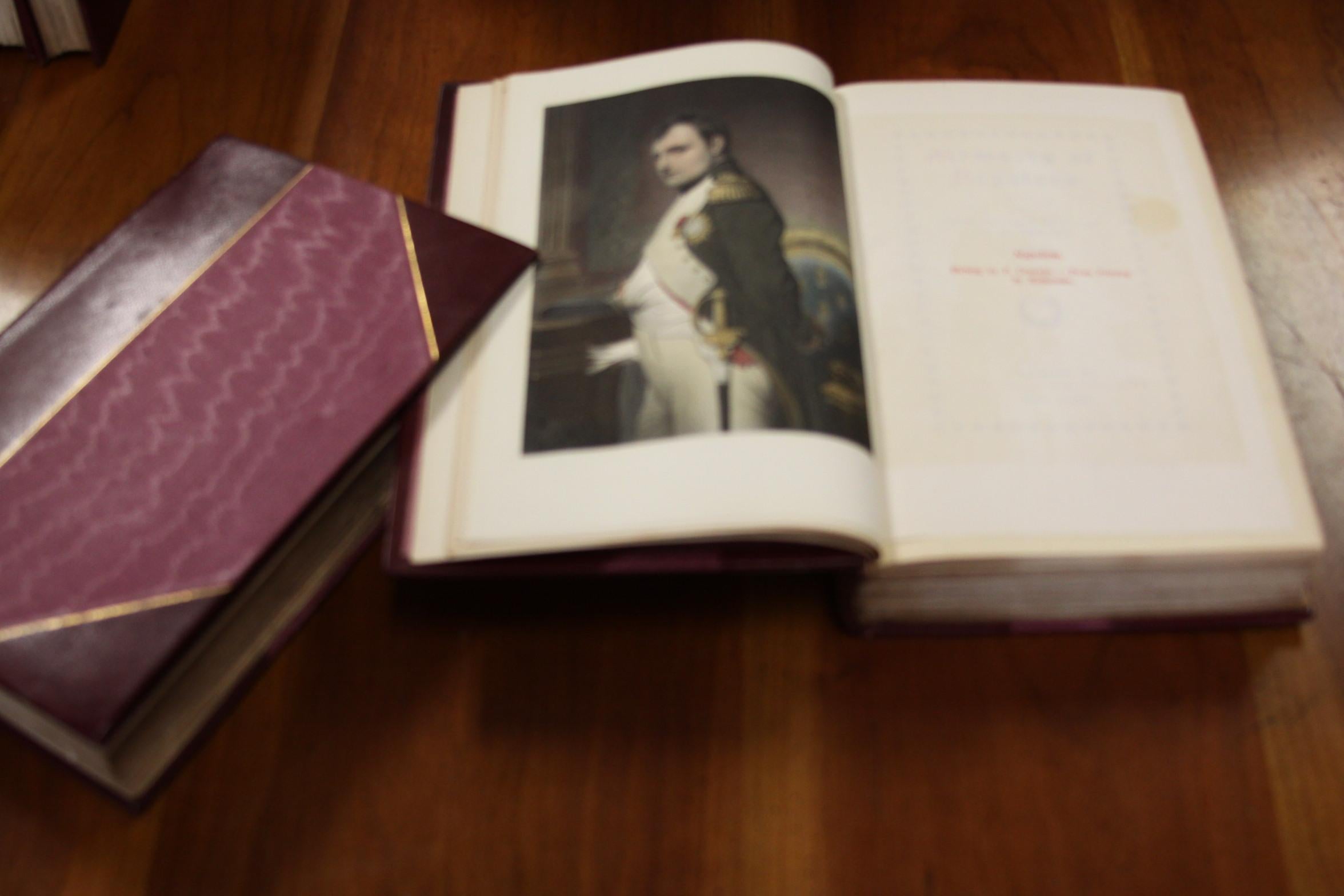 Books. Life of Napoleon Bonaparte. Collections Leather Bound Antique Collections 1