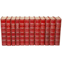 Books. Collection Leather Bound Antiques Books.  The Novels of the Bronte Sister