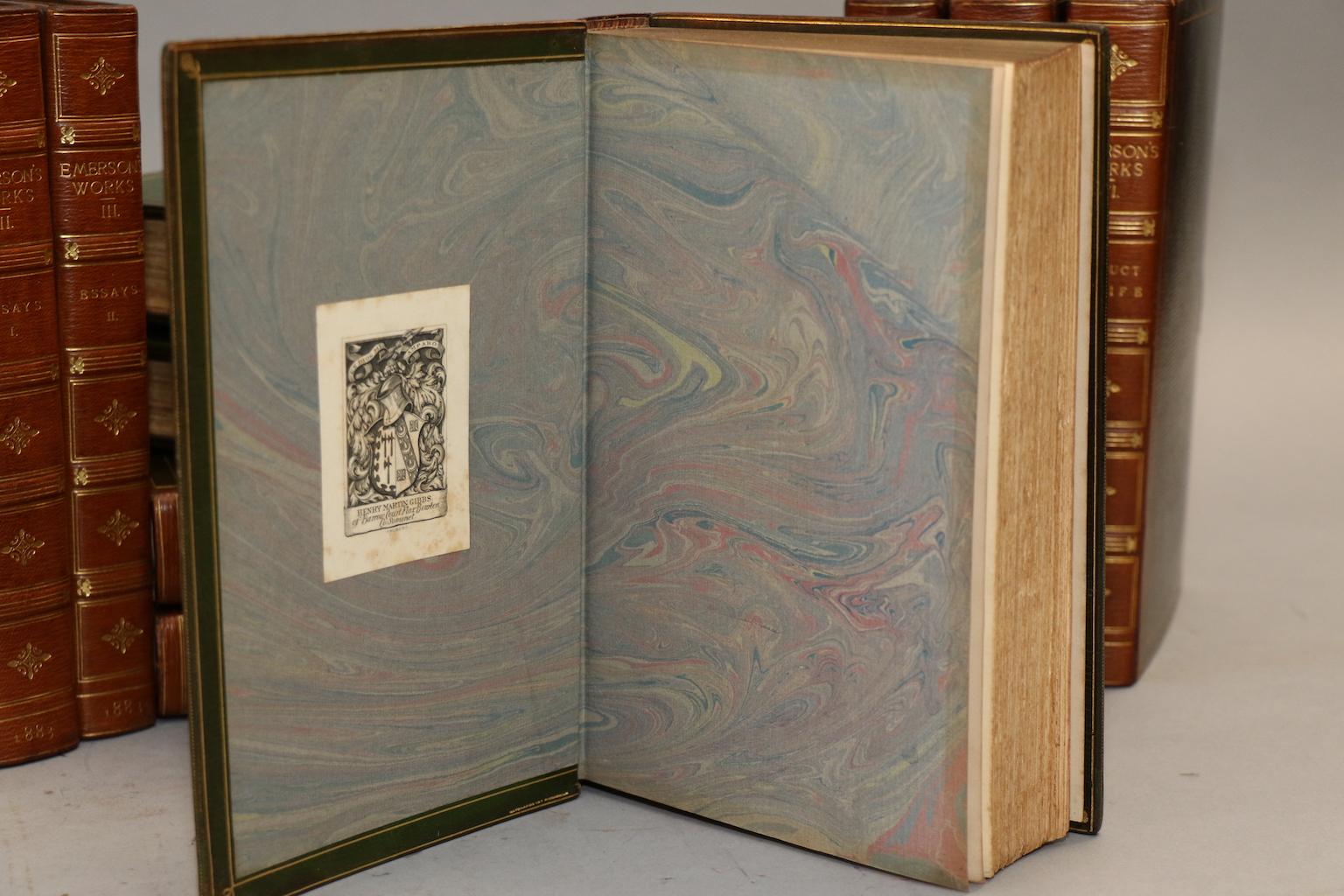 Books, Ralph Waldo Emerson's Complete Works In Good Condition In New York, NY