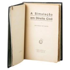 Books - Santos; Jose Beleza dos - Simulation in civil law