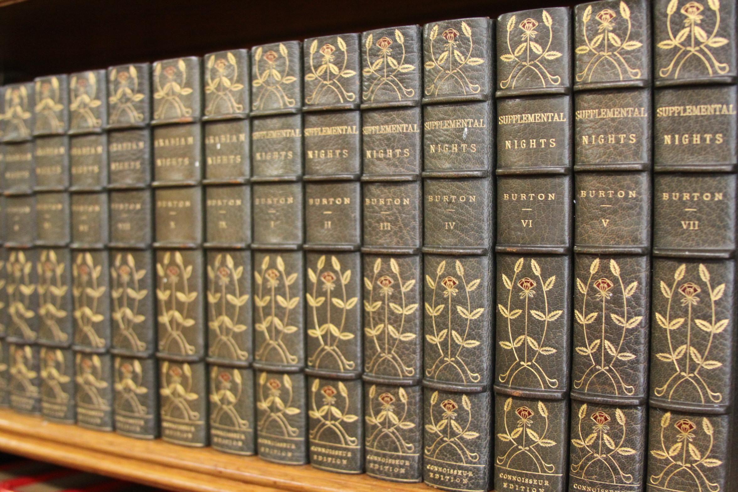 Seventeen volumes. Sir. Richard Francis Burton, Arabian Nights And Supplemental Nights. 