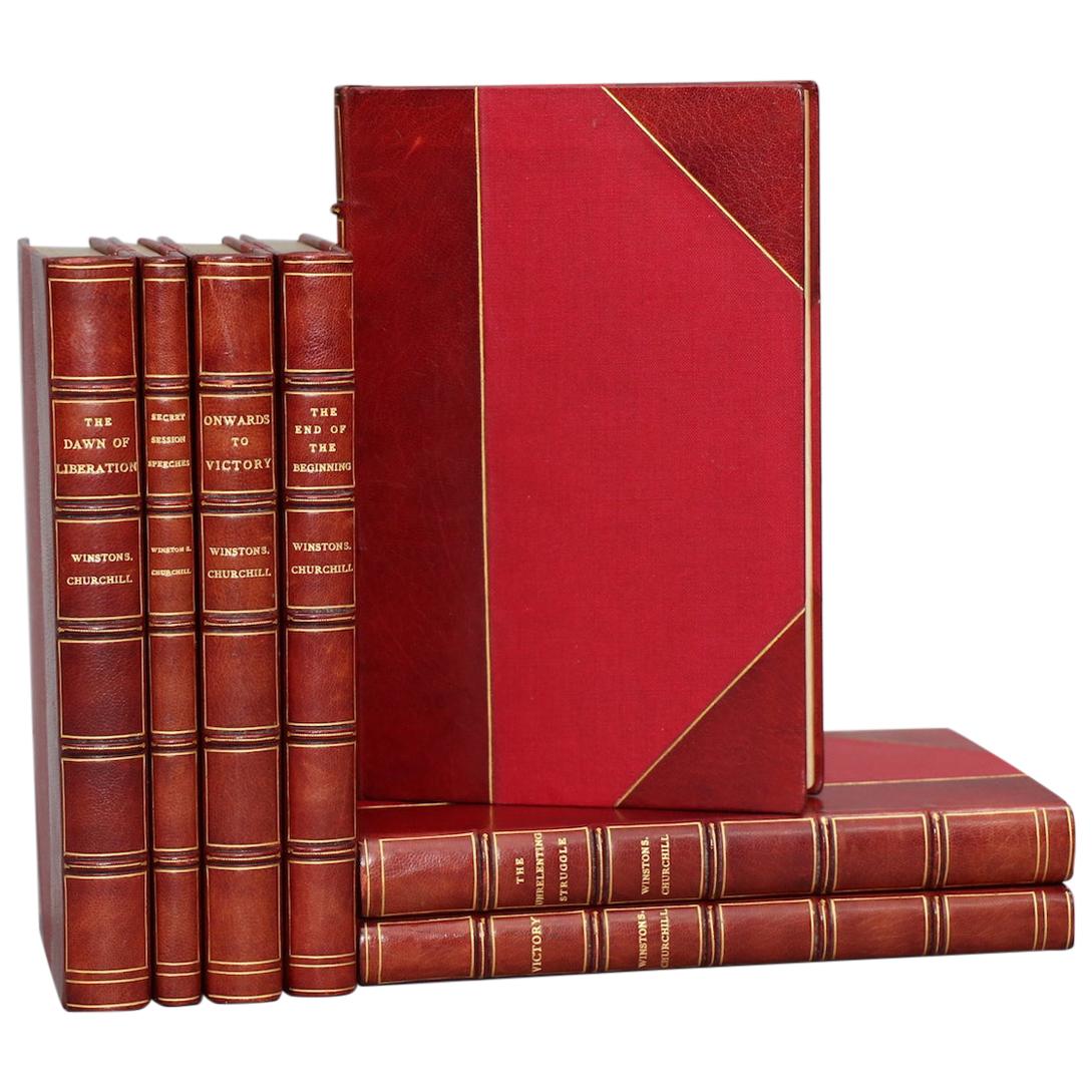 Books, Sir Winston Spencer Churchill's "War Speeches" First Edition