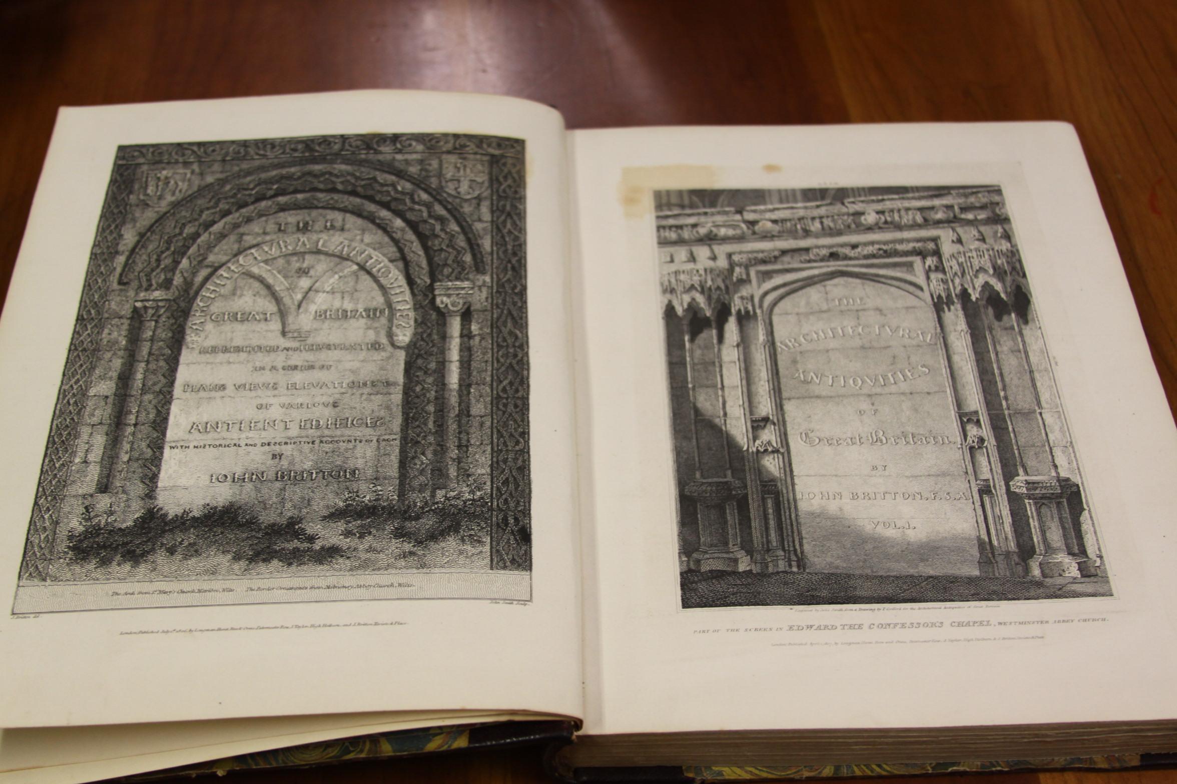 19th Century Books the Architectural Antiquities of Great Britain