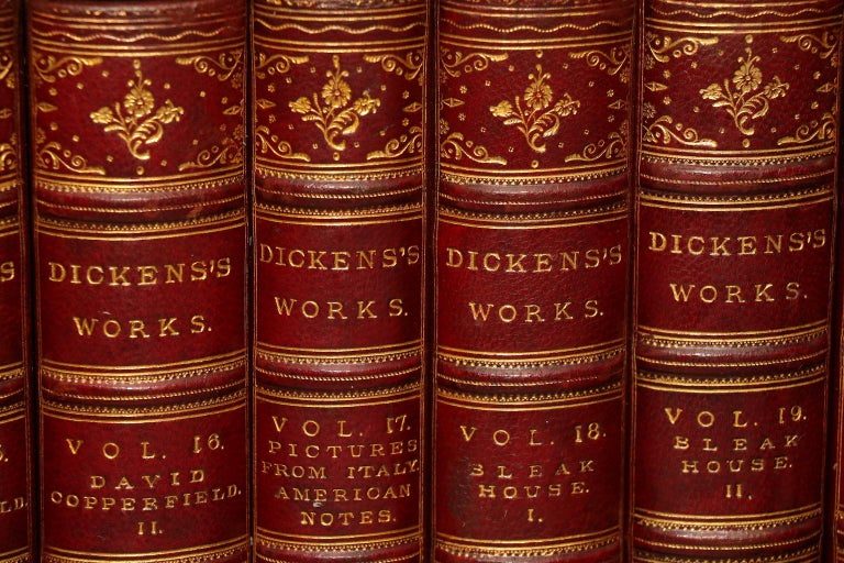 Books, The Complete Works of Charles Dickens Library Edition at 1stDibs