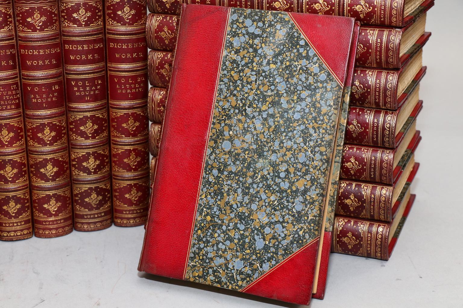 Books, The Complete Works of Charles Dickens Library Edition In Good Condition In New York, NY