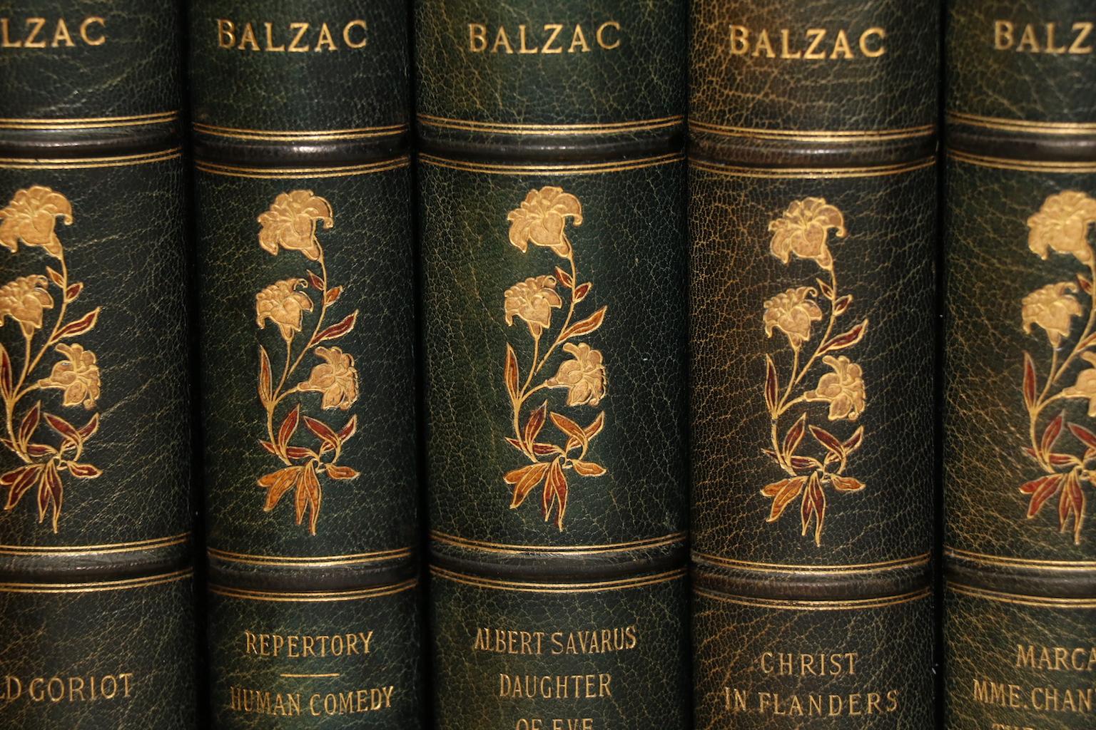 American Books, the Complete Works of Honore De Balzac Limited Edition De Grand Luxe