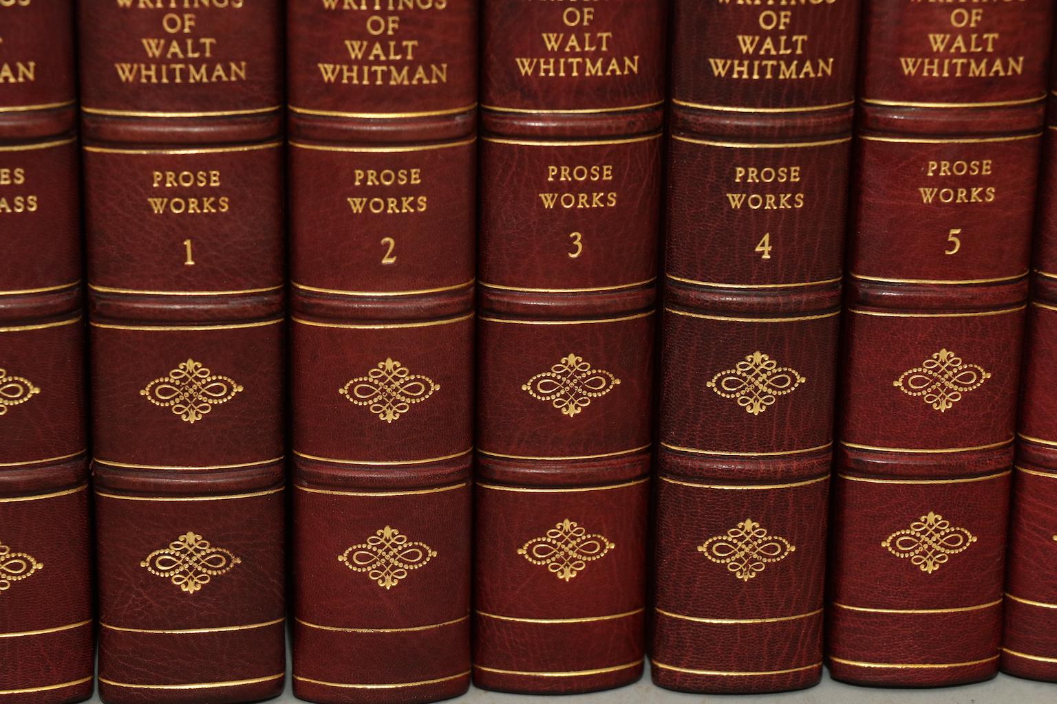 Dyed Books, The Complete Works of Walt Whitman