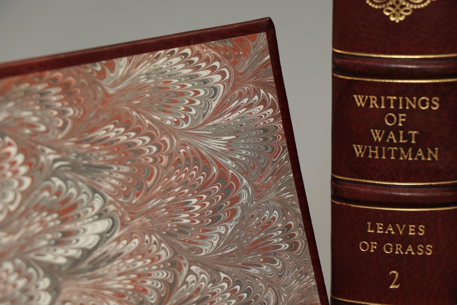 Leather Books, The Complete Works of Walt Whitman