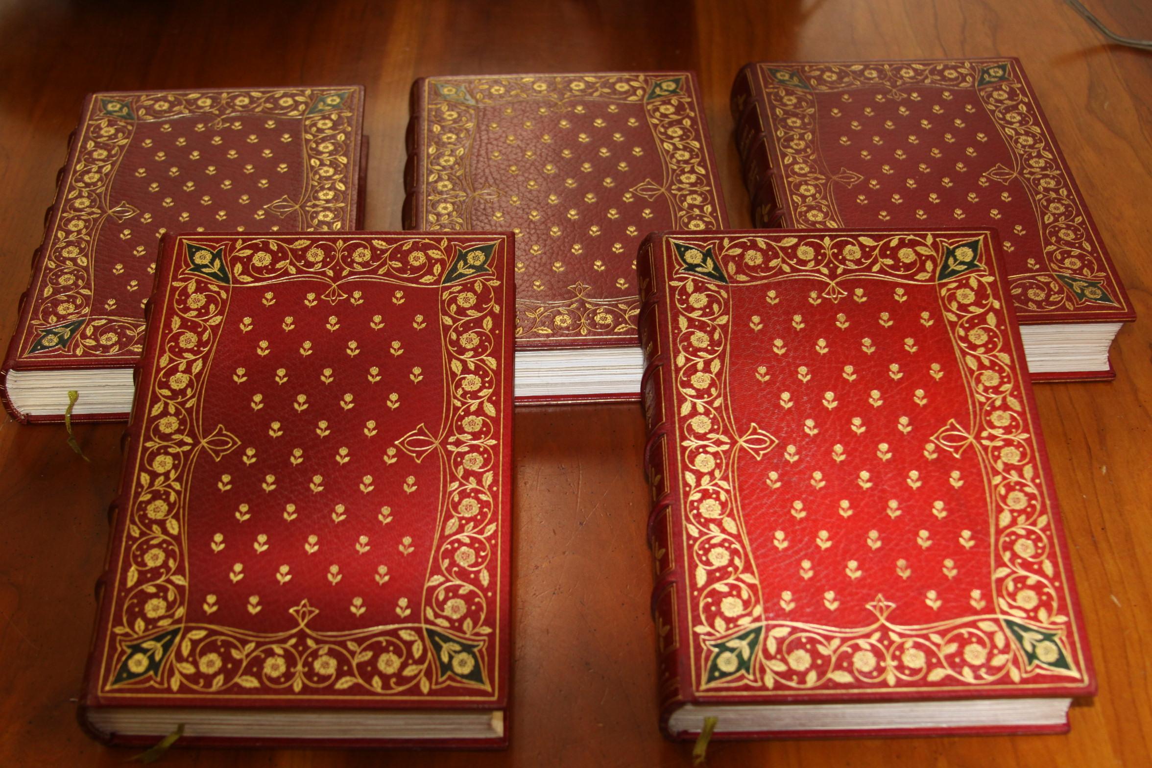 Books, The Novels of Samuel Richardson, Antiques Leather-Bound Collections In Good Condition In New York, NY