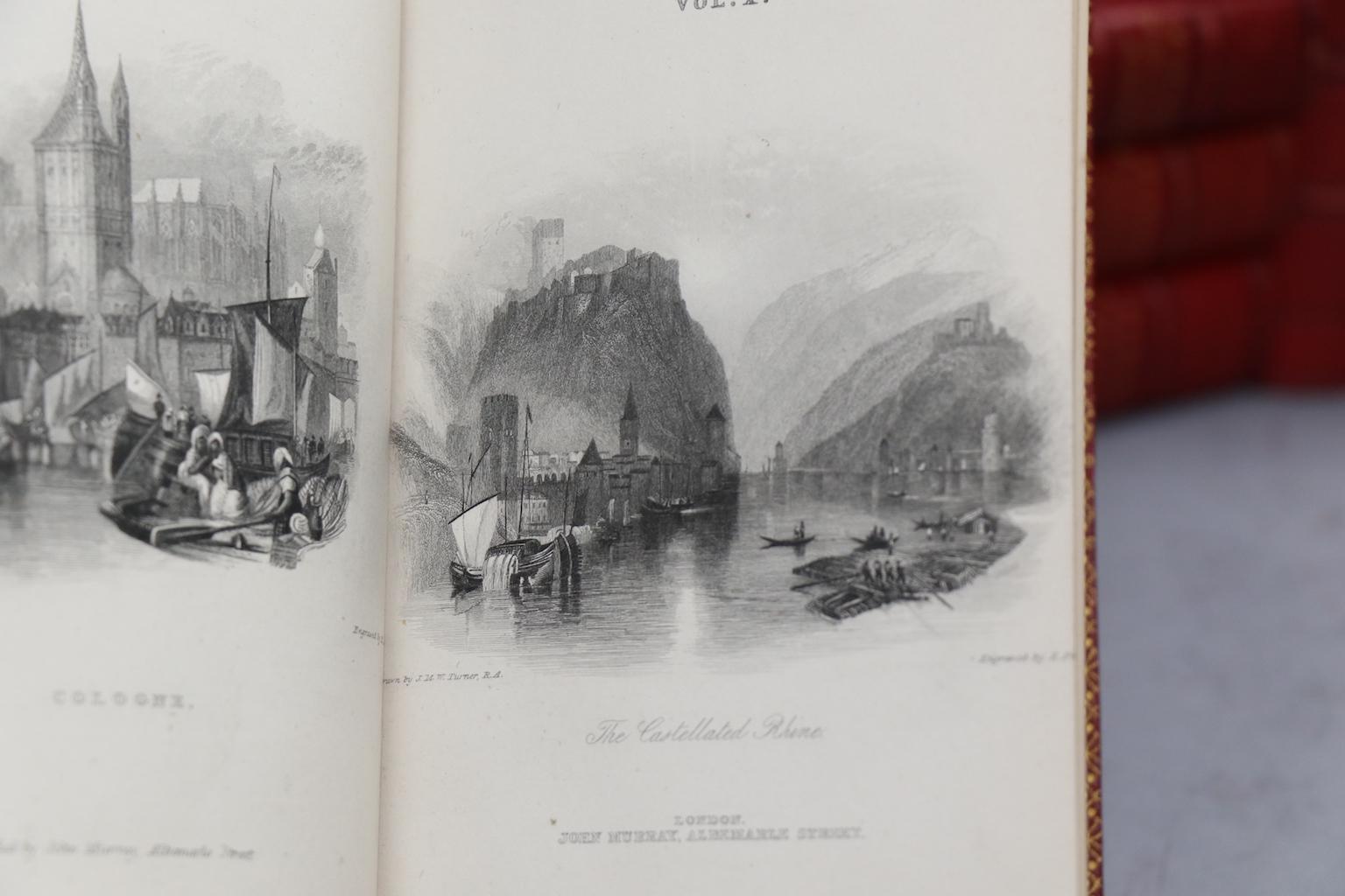 Leather Books, the Poetical Works of Lord Byron