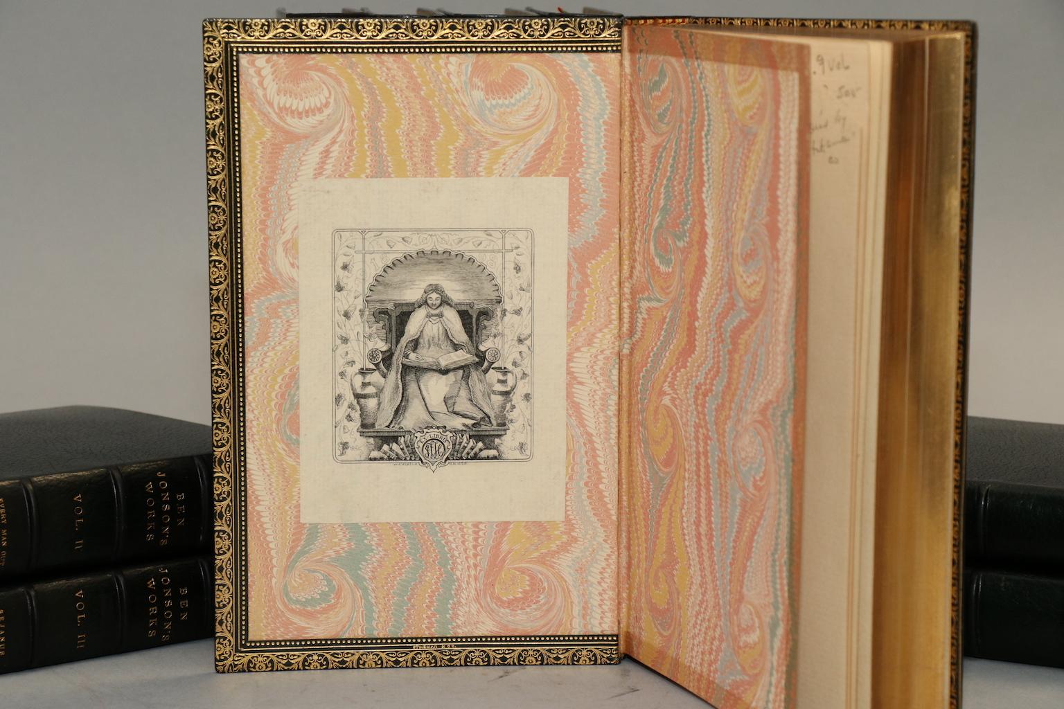 Early 19th Century Books, the Works of Ben Johnson Complete Set