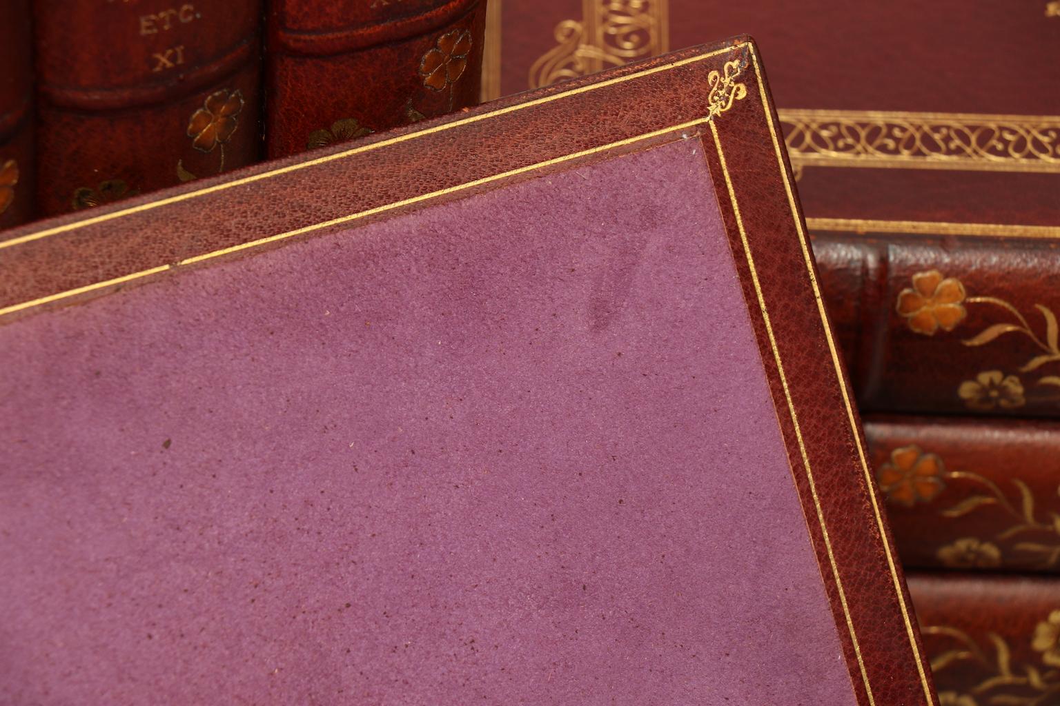 Leather Books, The Works of Benjamin Disarelli Prime Minister's Edition!