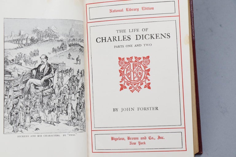 Books, The Works of Charles Dickens National Library Edition at 1stDibs