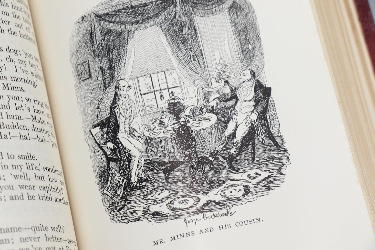 Leather Books, The Works of Charles Dickens  National Library Edition