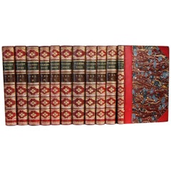 Books, The Works of Henry Fielding, Leather Bound and Antique Collection Set