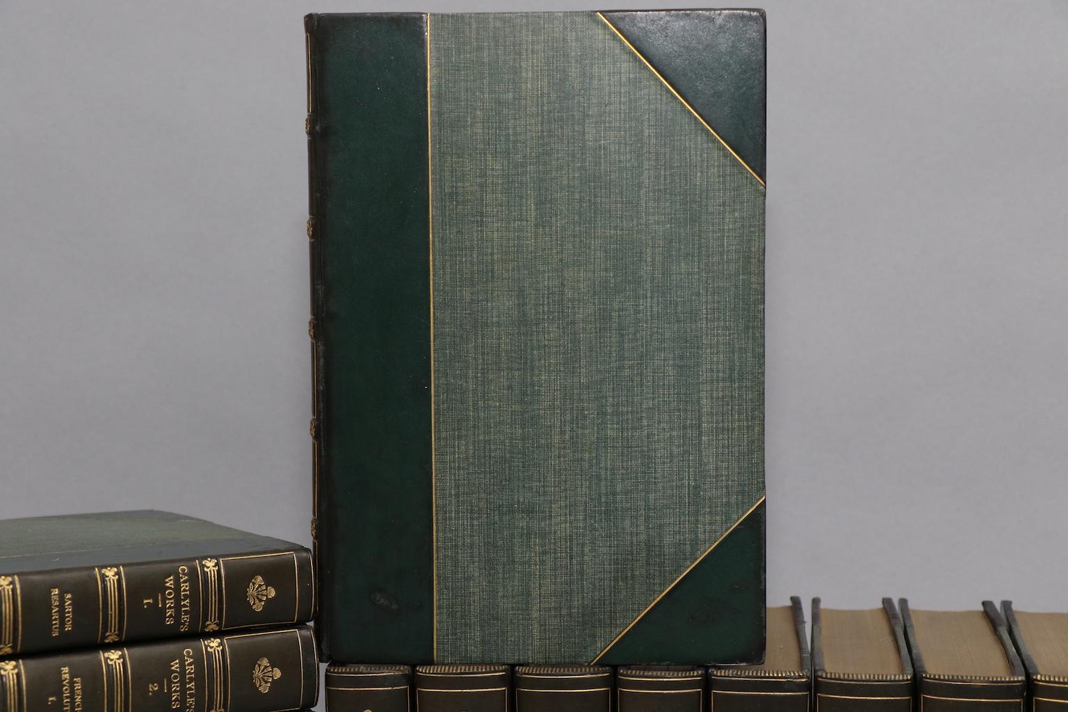 Gilt Books, The Works of Thomas Carlyle