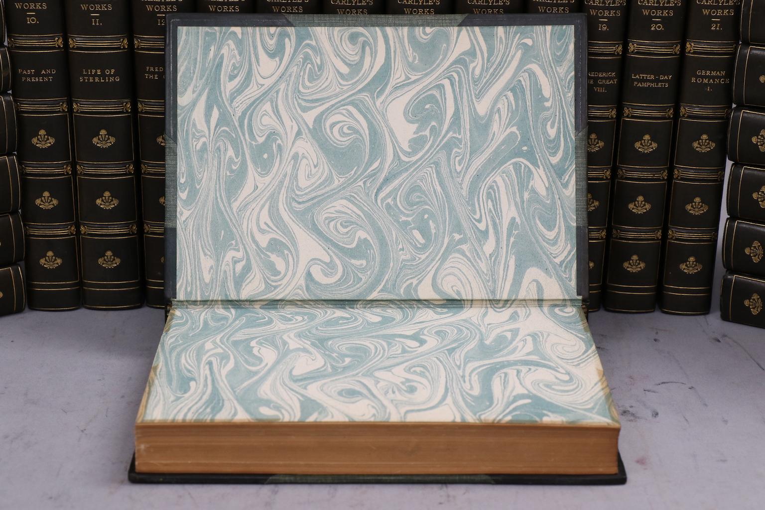 Leather Books, The Works of Thomas Carlyle