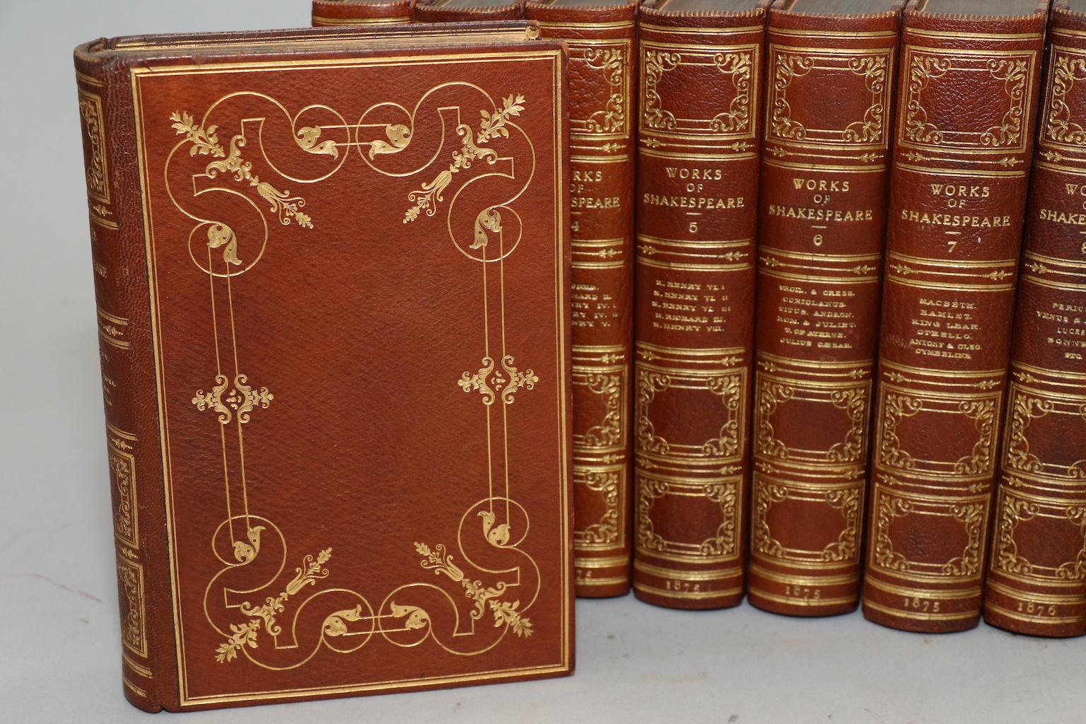Dyed Books, The Works of William Shakespeare, Text revised by the Rev. Alexander Dyce