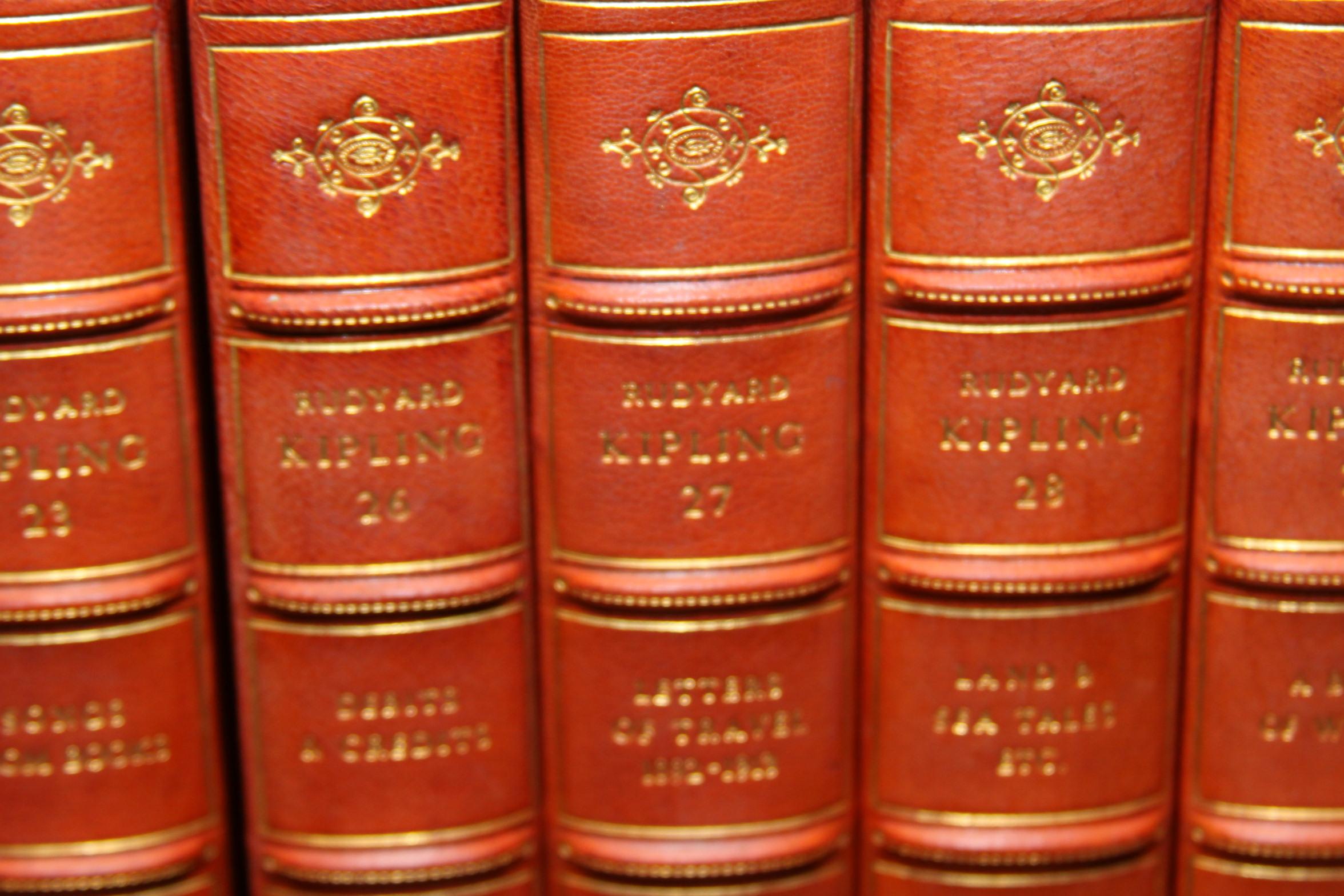 20th Century Books the Writings of Rudyard Kipling, the Bombay Edition Collected Antiques Set